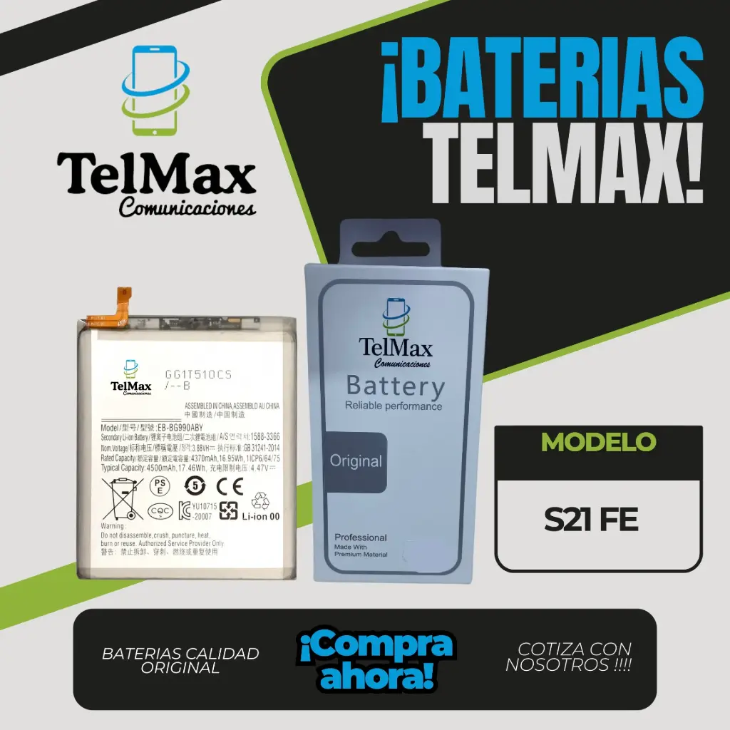 BATERIA PARA SAMSUNG S21 FE (EB-BG990ABY)