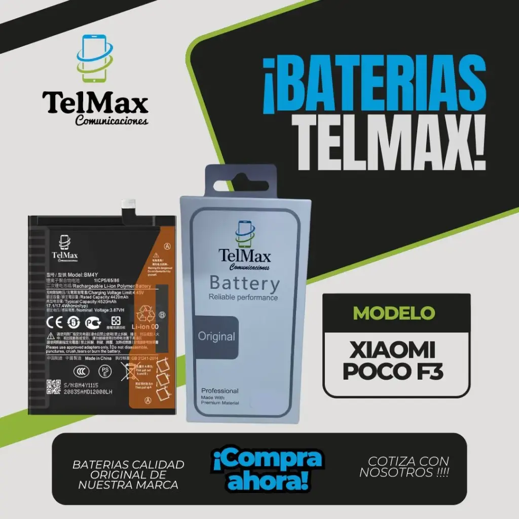 BATERIA PARA XIA POCO F3  (BM4Y)