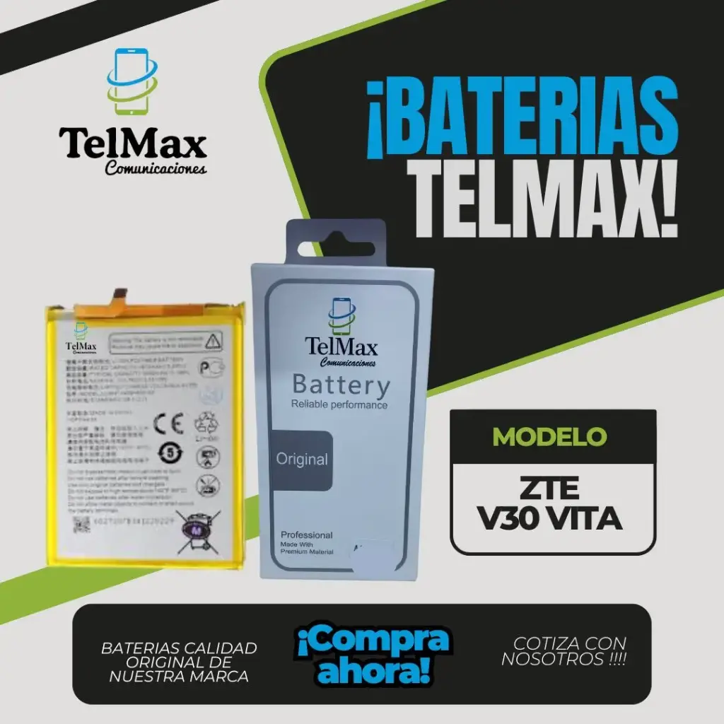 BATERIA PARA ZTE V30 VITA/ V20 SMART/ BLADE V30/ A460 (ORIGINAL)