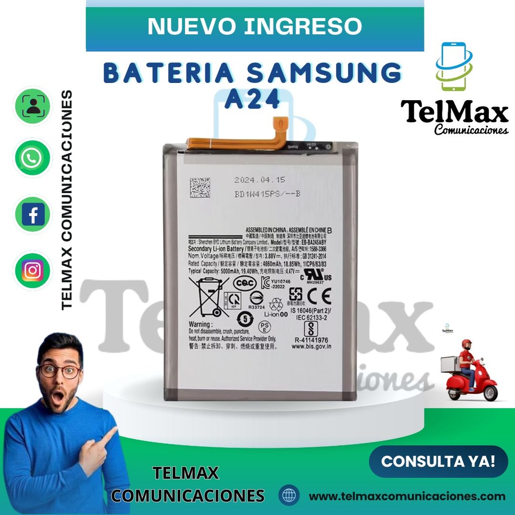 BATERIA SAMSUNG A24 (Original)