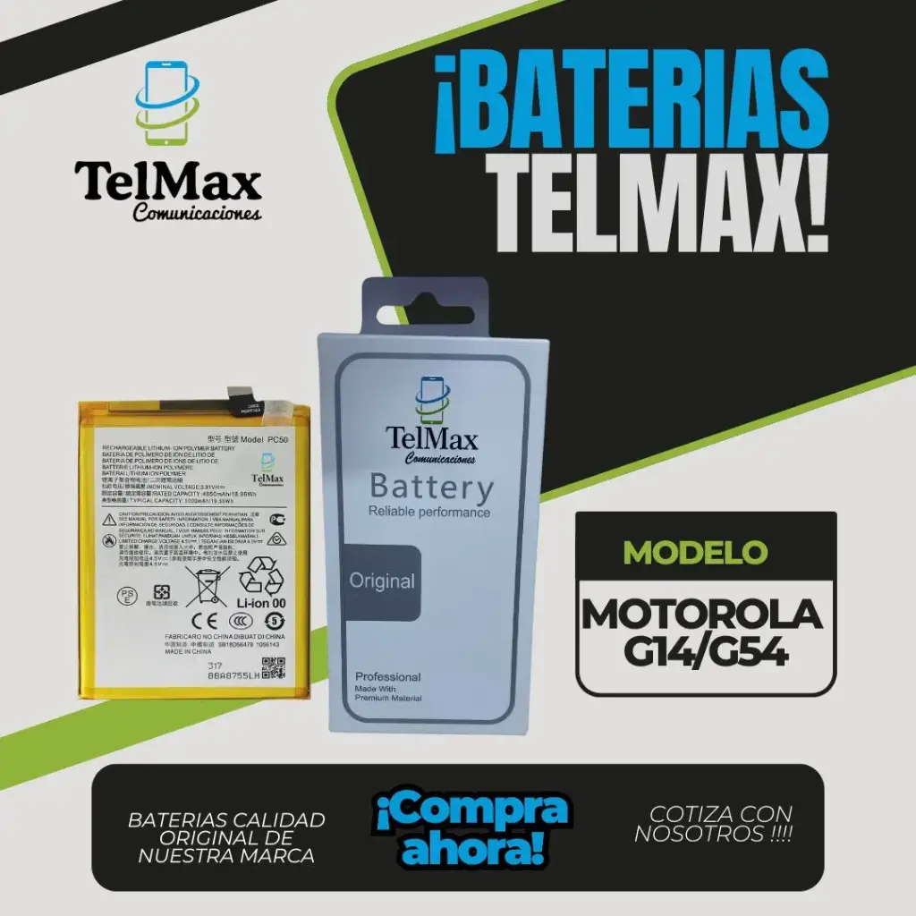 BATERIA PARA MOTO G14/ G54 (PC50)