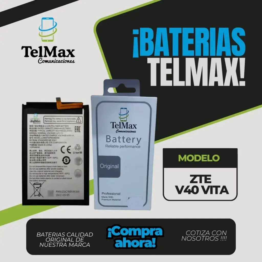 BATERIA PARA ZTE V40 VITA (Li3951T44P8h956656)(Original)