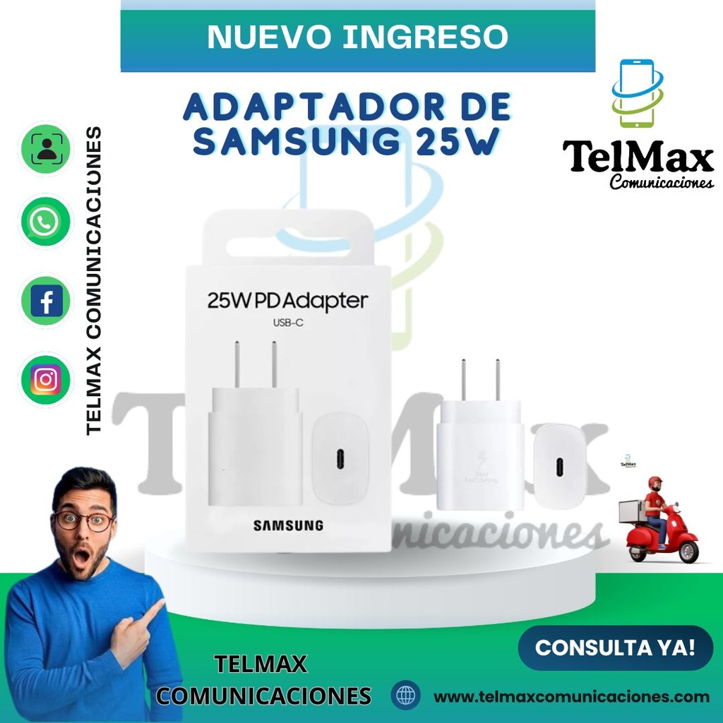 CUBO PARA SAM 25W PD ADAPTER