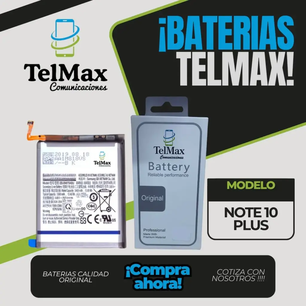 BATERIA PARA SAM NOTE 10 PLUS (EB-BN972ABU)