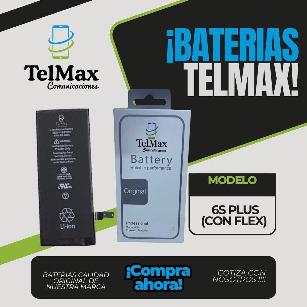 BATERIA PARA 6S PLUS (CON FLEX)