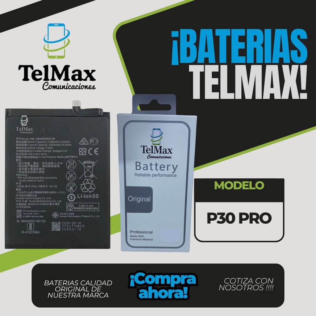 BATERIA PARA P30 PRO (HB486486ECW)