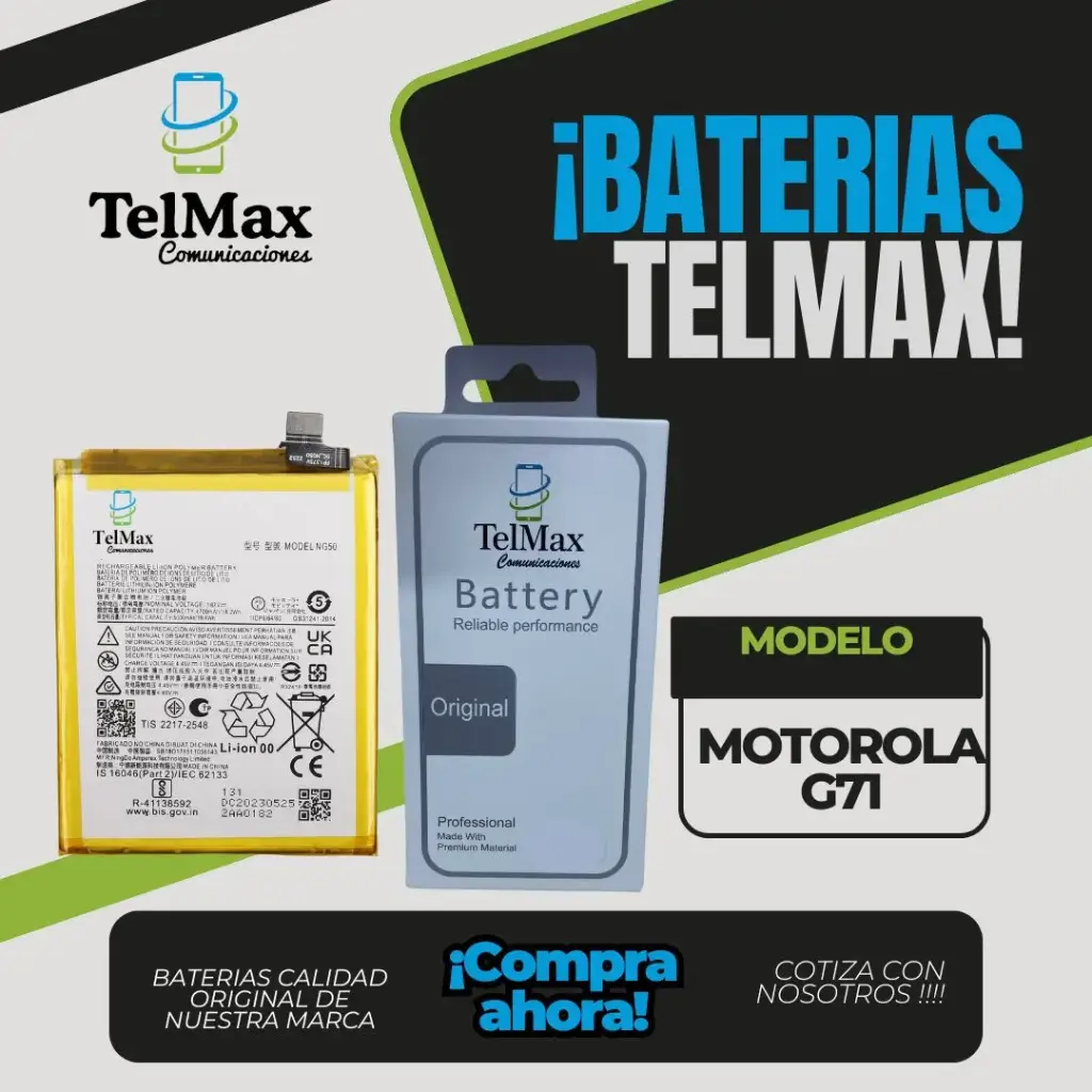 BATERIA PARA MOTO G71 (NG50)