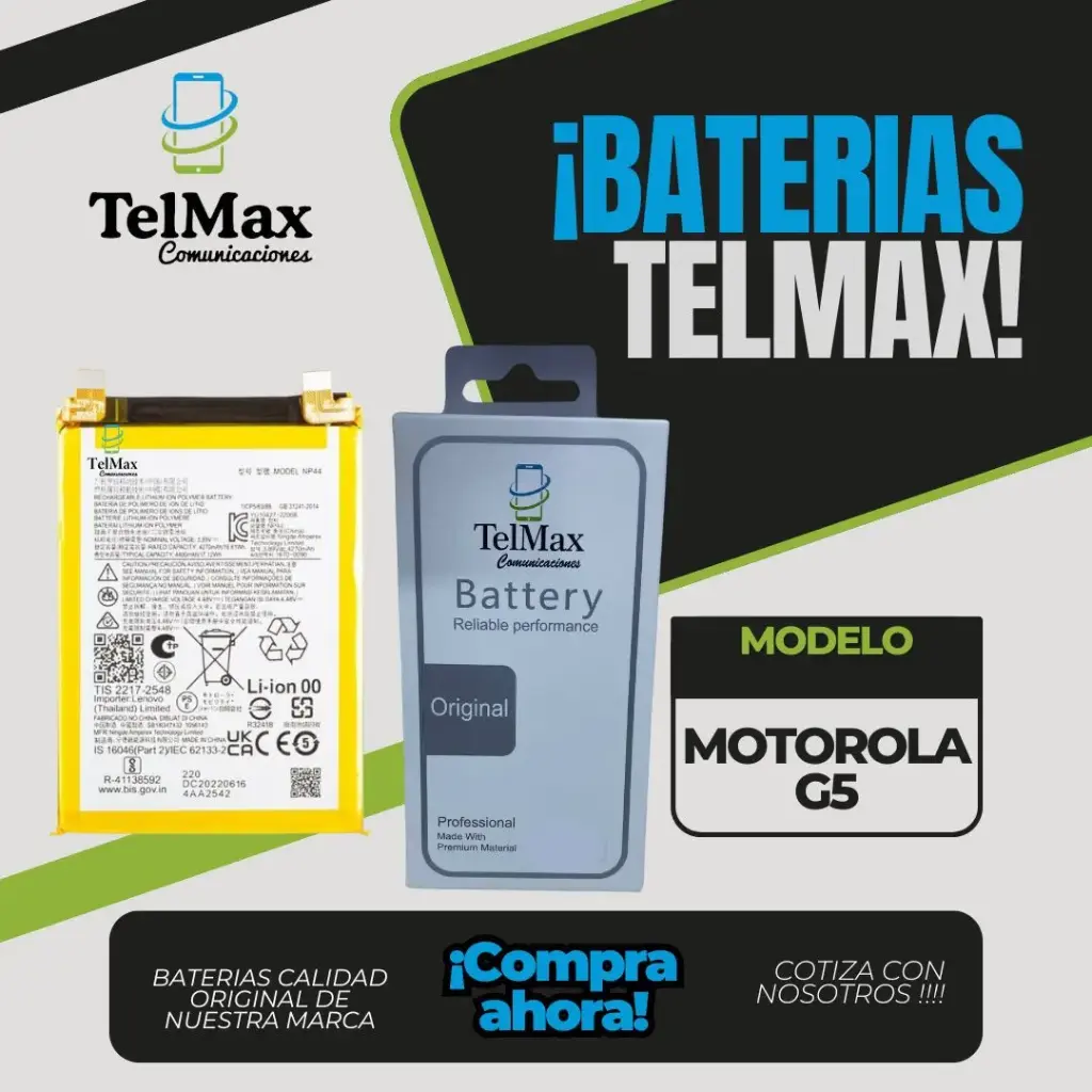 BATERIA PARA MOTO G5 (HG30)