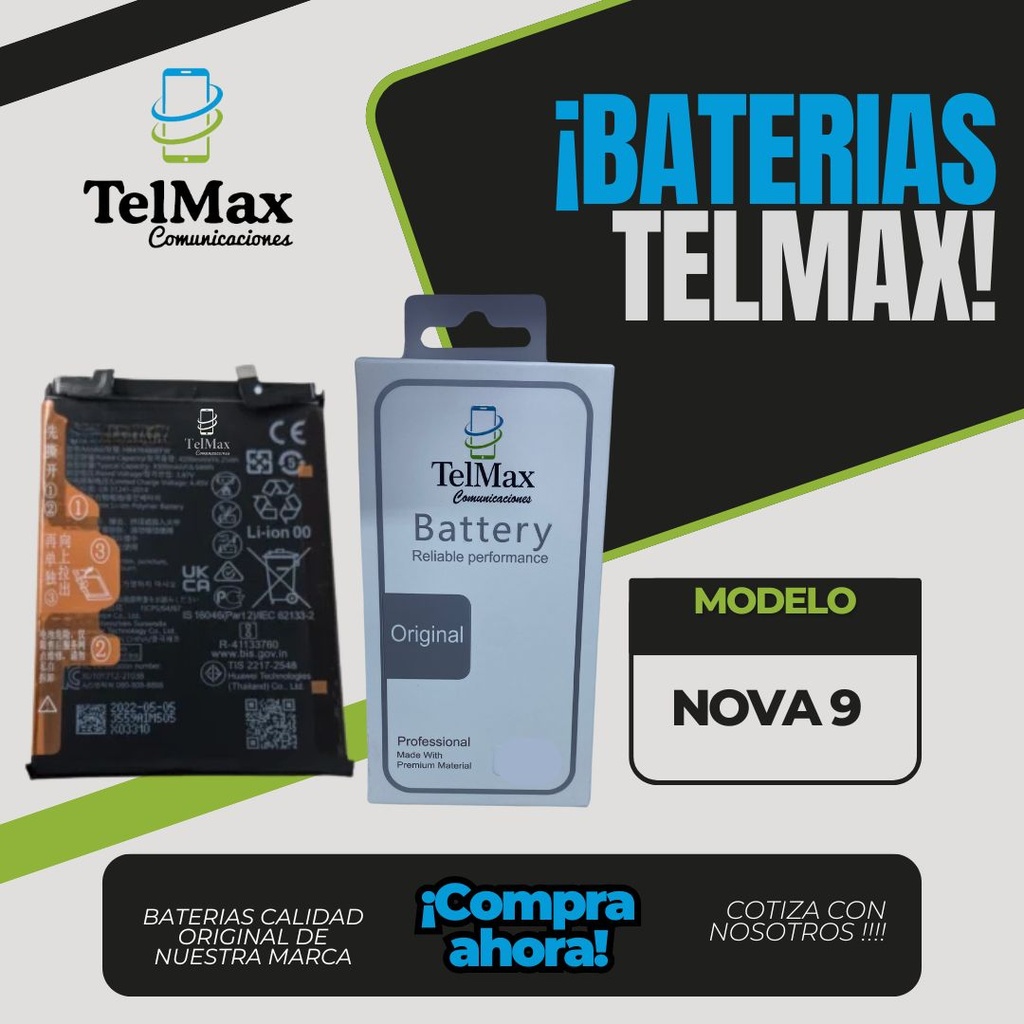 BATERIA PARA NOVA 9