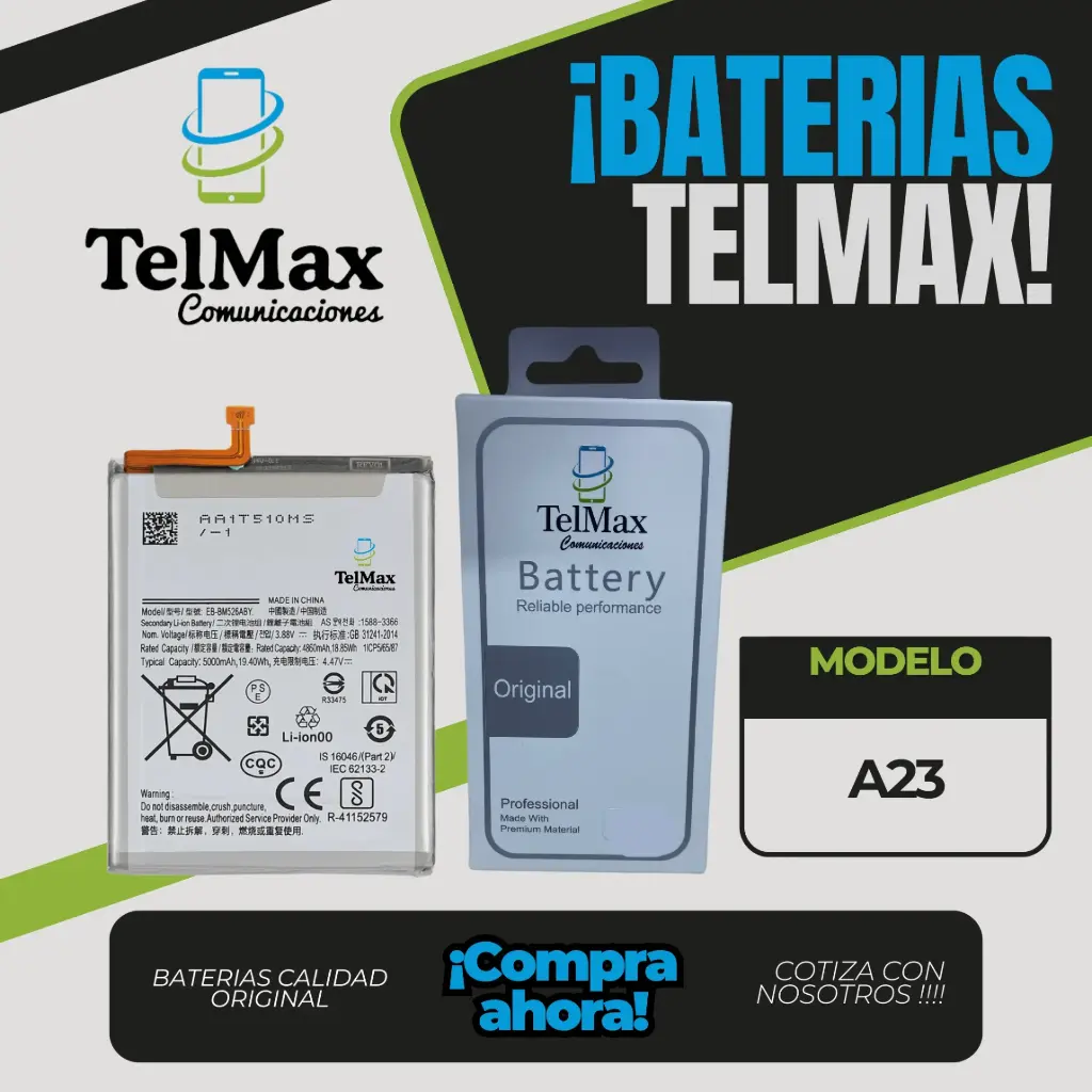 BATERIA PARA SAM A23 (EB-BM526ABY)