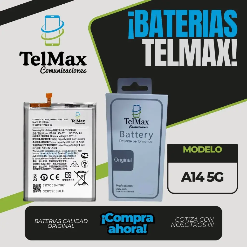 BATERIA PARA SAM A14 5G (EB-BA146ABY)