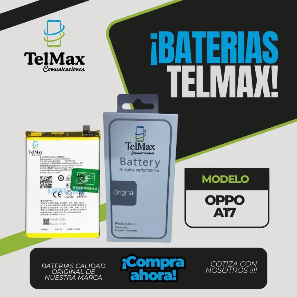 BATERIA PARA OPPO A17 (BLP-915)