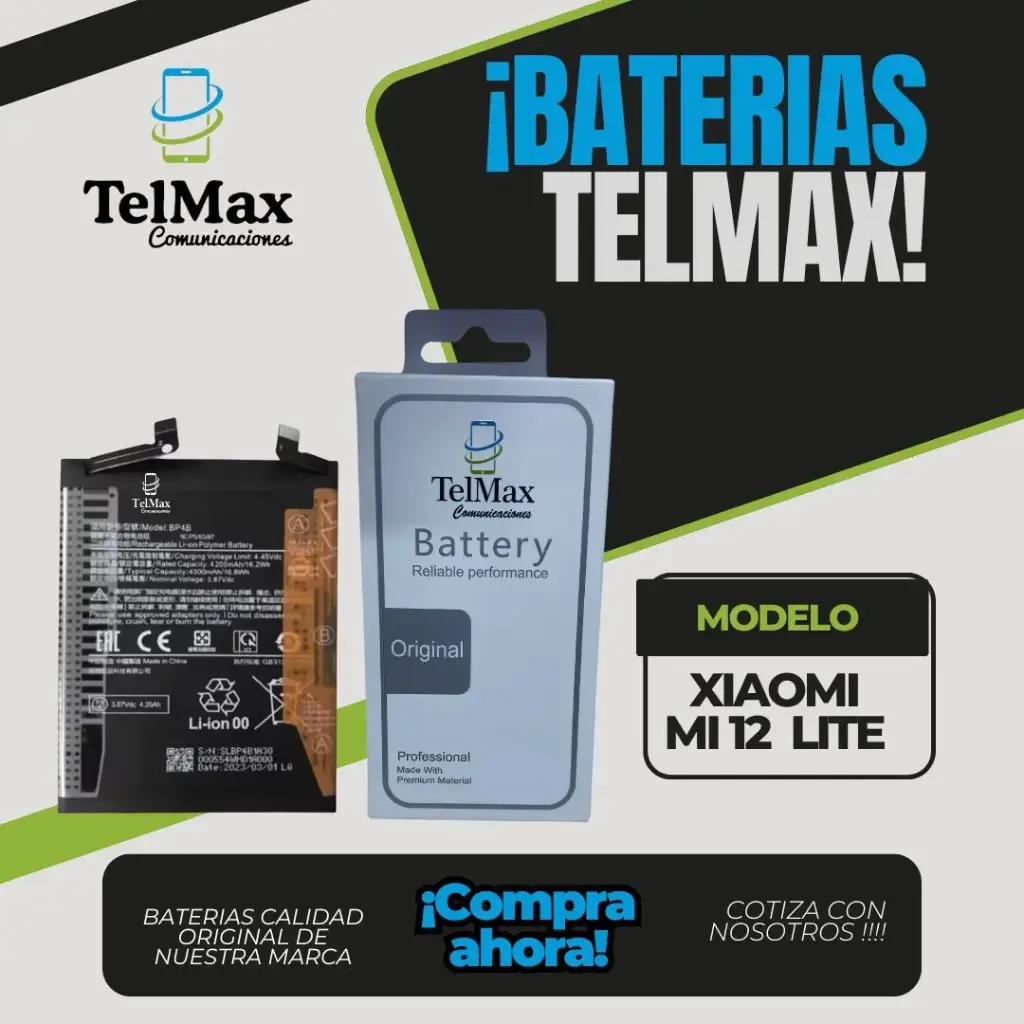 BATERIA PARA XIA MI 12 LITE (BP4B)