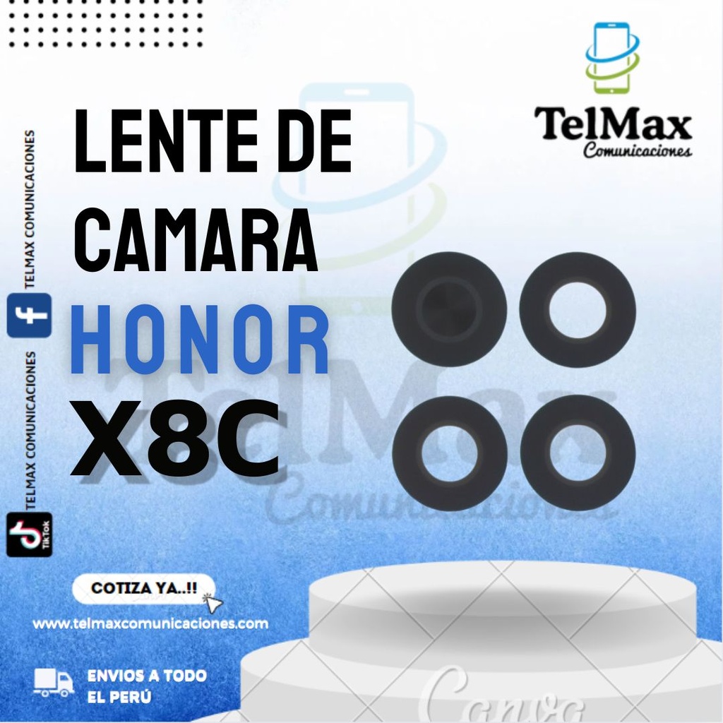LENTE HUAWEI HONOR X8C (JUEGO)