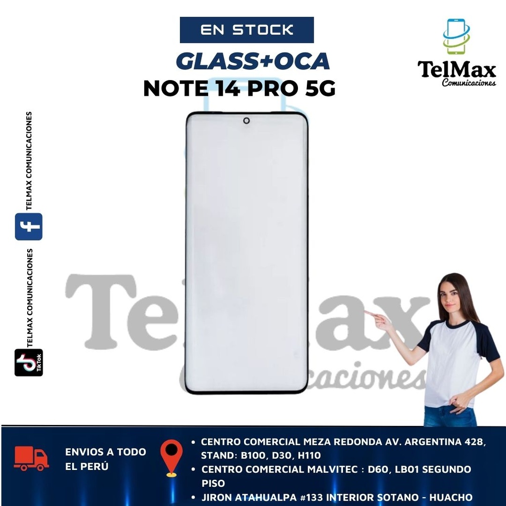 GLASS PARA XIA NOTE 14 PRO 5G