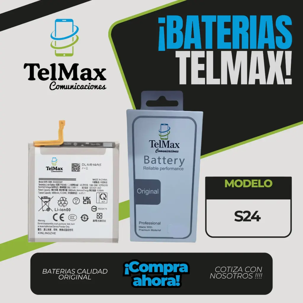 BATERIA PARA SAMSUNG S24 (EB-BS922ABY)