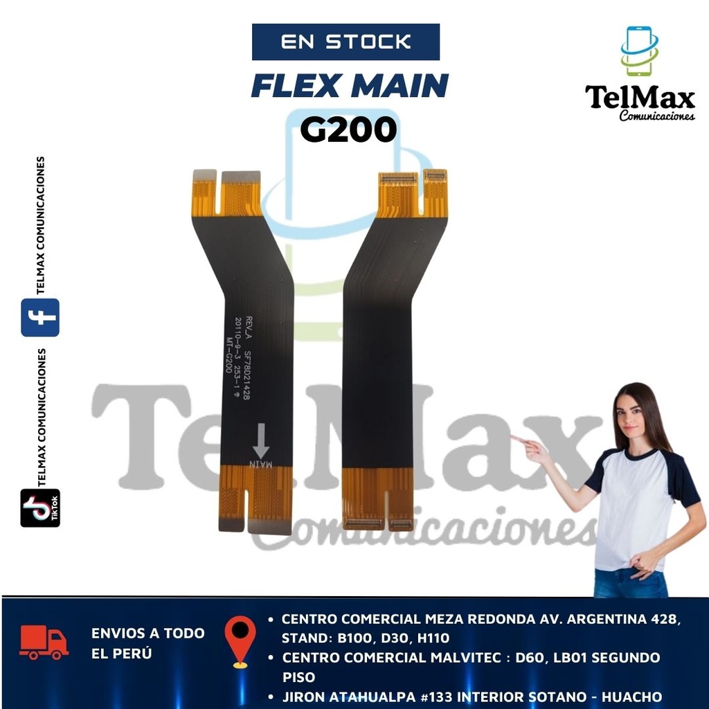 FLEX MAIN PARA MOTO G200
