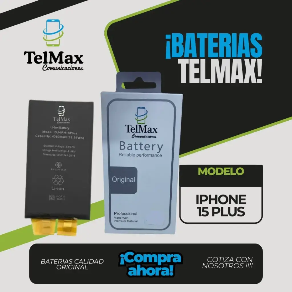 BATERIA PARA 15 PLUS (CELDA)