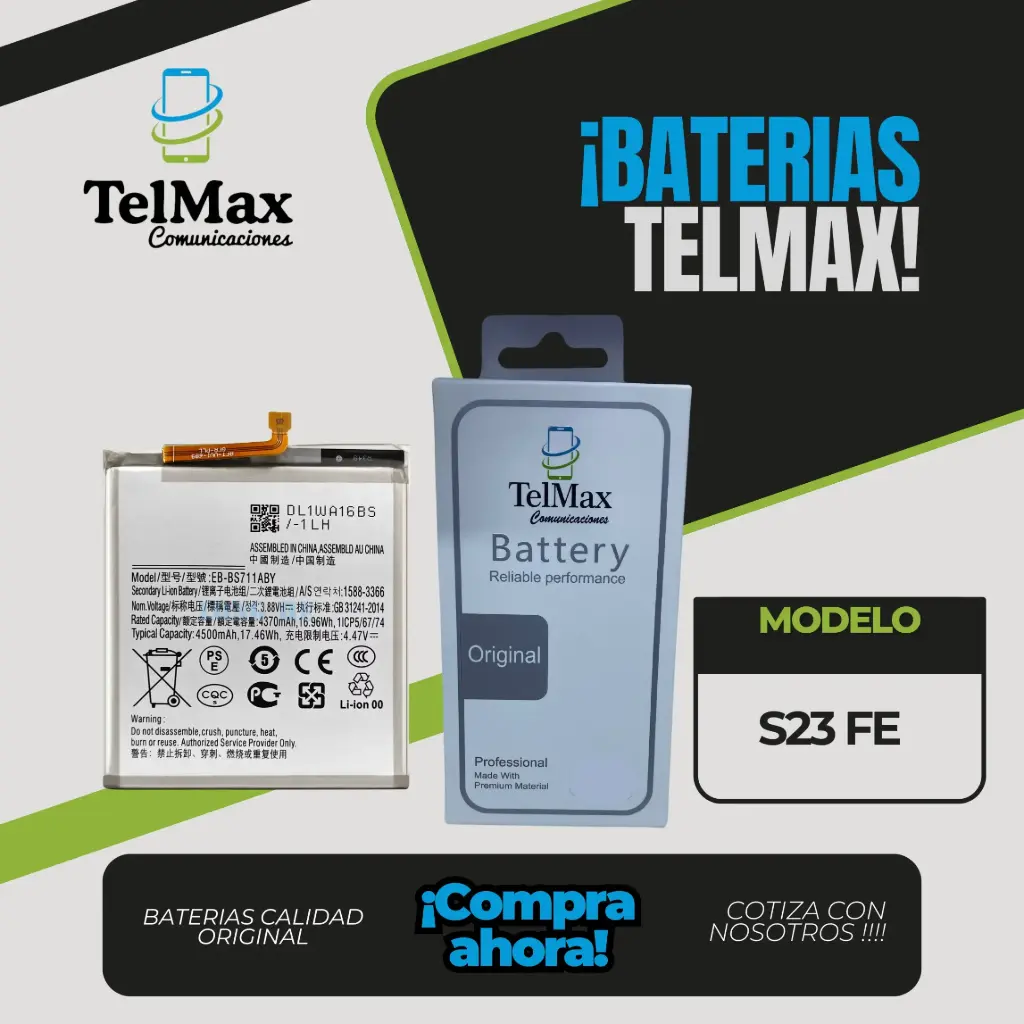 BATERIA PARA SAM S23 FE (EB-BS711ABY)