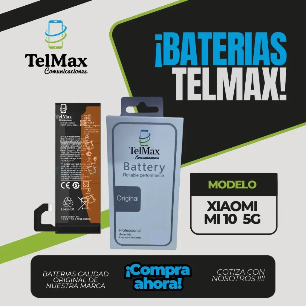 BATERIA PARA XIA MI 10 5G (BM4N)