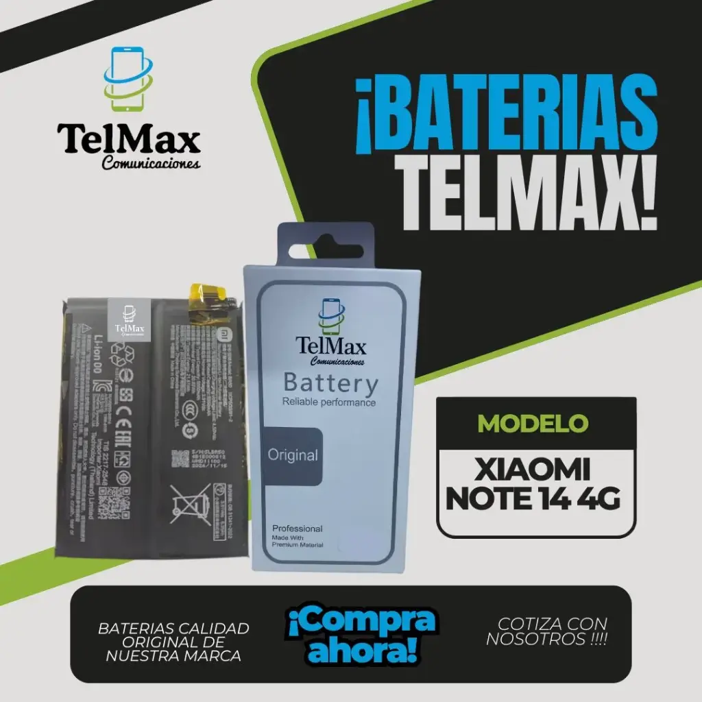 BATERIA PARA XIA NOTE 14 4G (BR50)