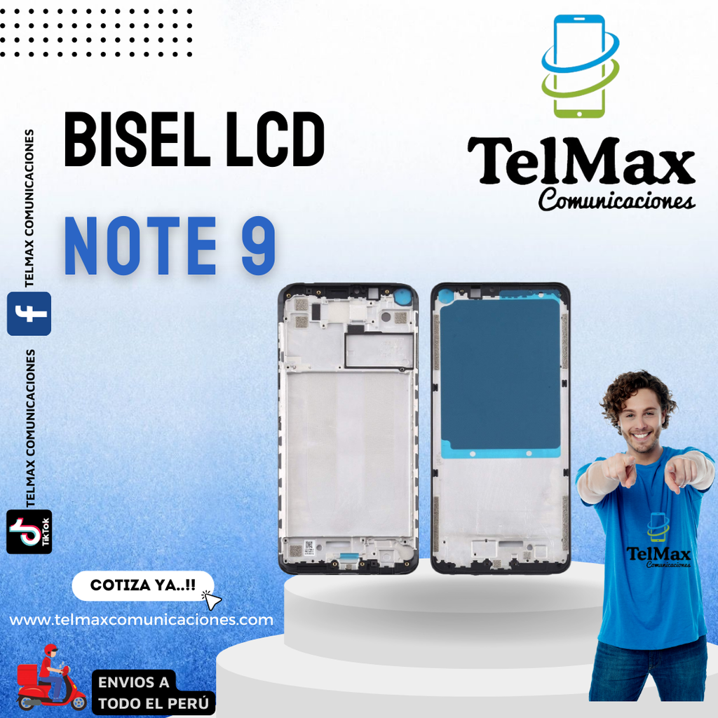 BISEL PARA XIA REDMI NOTE 9