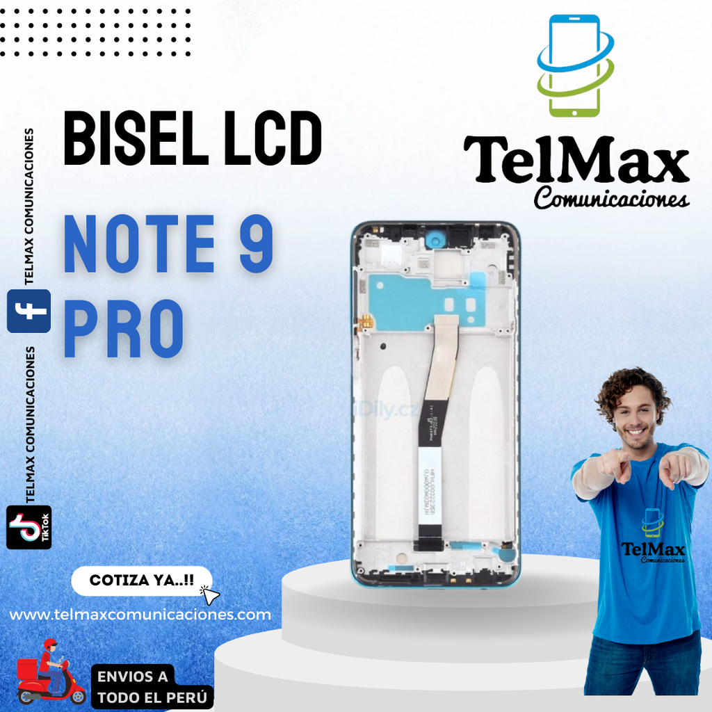 BISEL PARA XIA NOTE 9 PRO / NOTE 9S