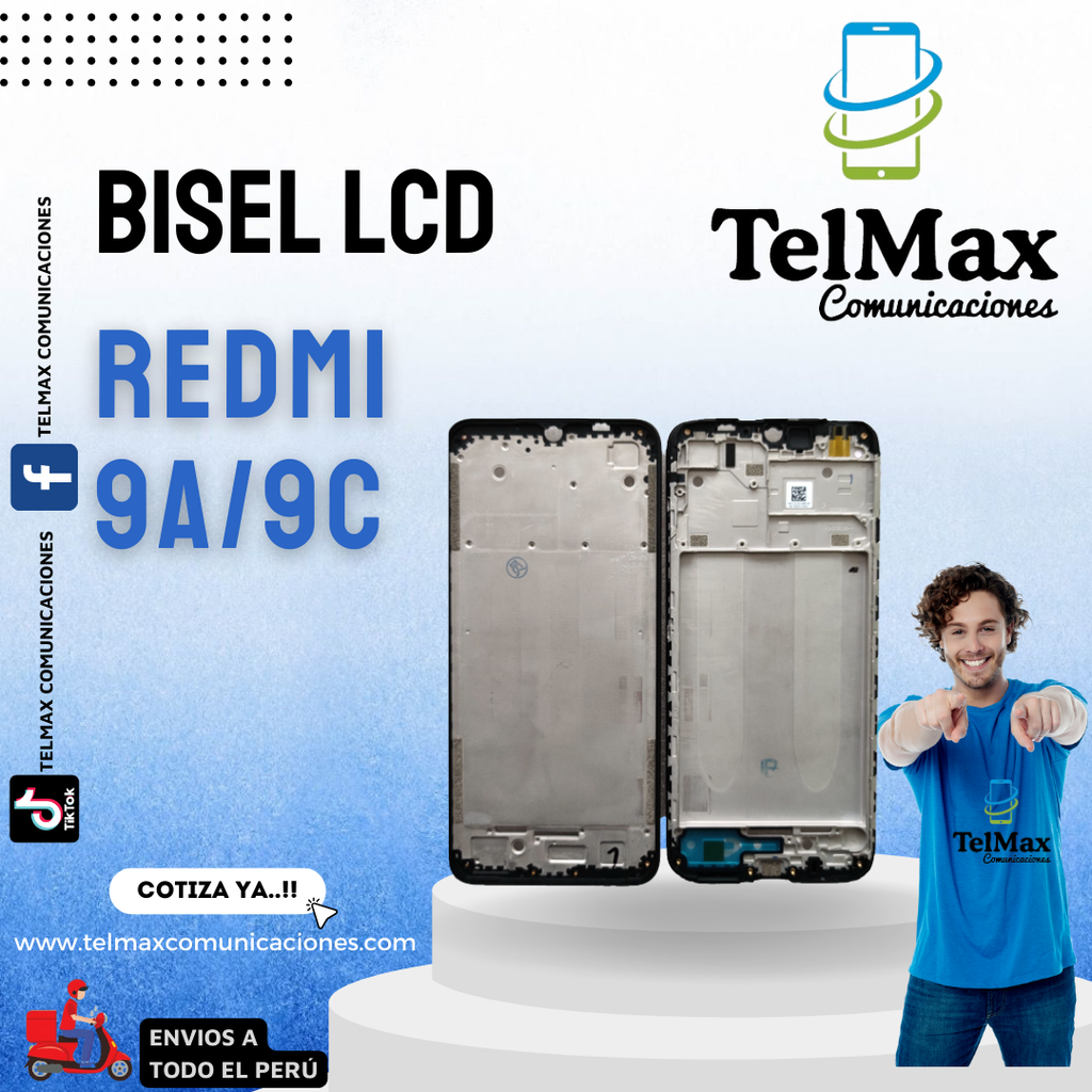 BISEL LCD PARA XIAOMI REDMI 9A / 9C