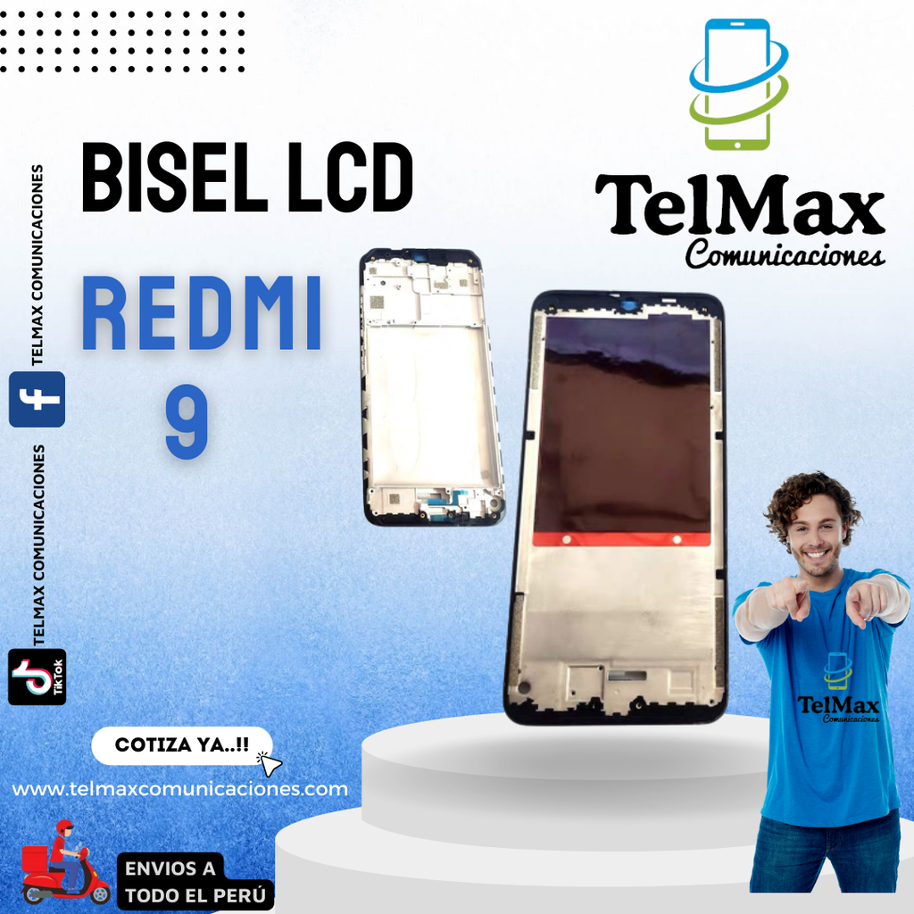 BISEL LCD PARA XIA REDMI 9