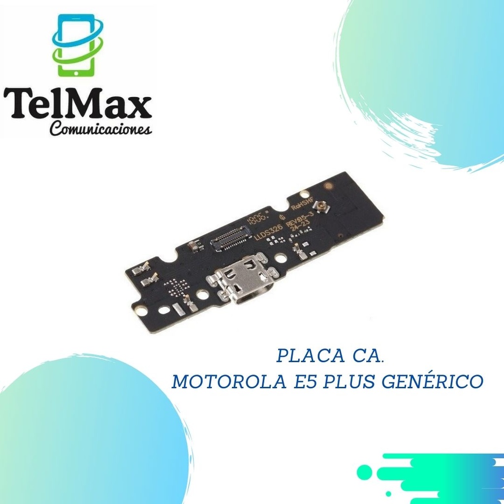 PLACA DE CARGA PARA MOTO E5 PLUS GENÉRICO