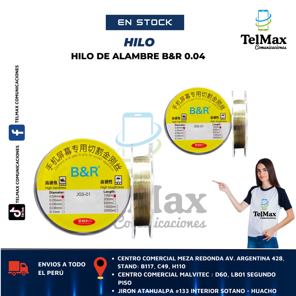 HILO DE ALAMBRE B&R 0.04