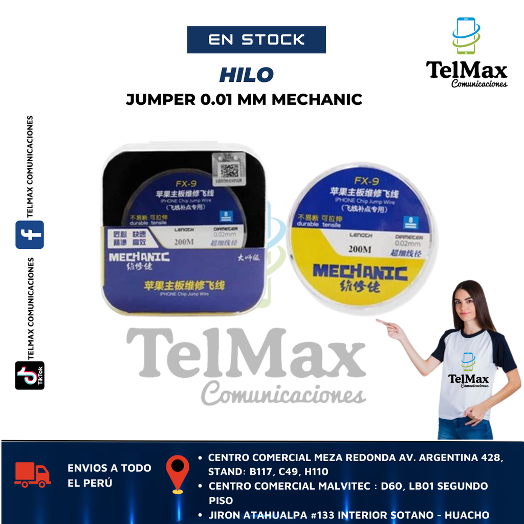 HILO JUMPER 0.01 MM MECHANIC