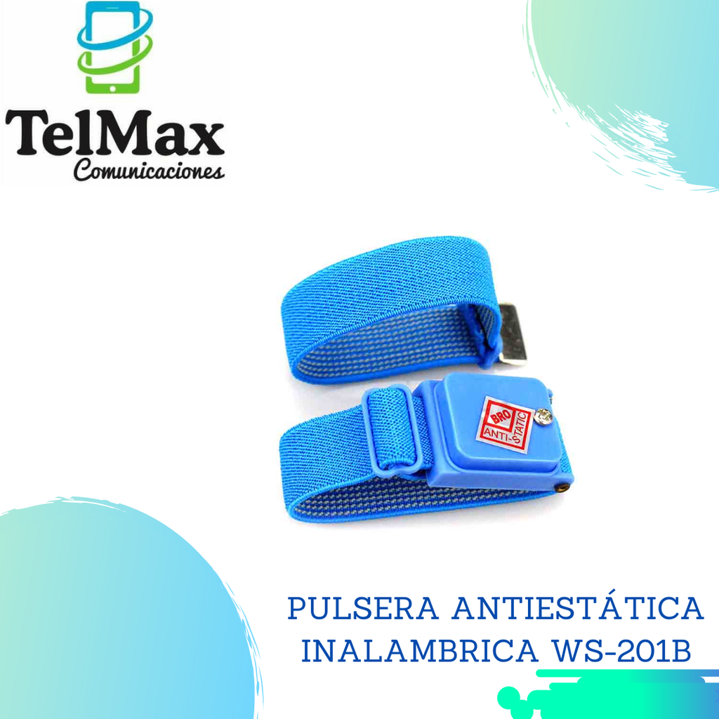 PULSERA ANTIESTÁTICA INALAMBRICA WS-201B