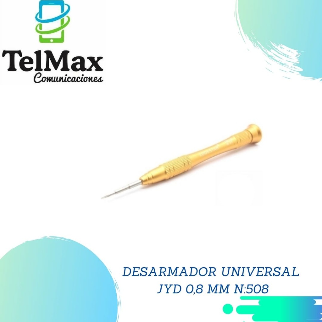 DESARMADOR UNIVERSAL JYD 0,8 MM N:508