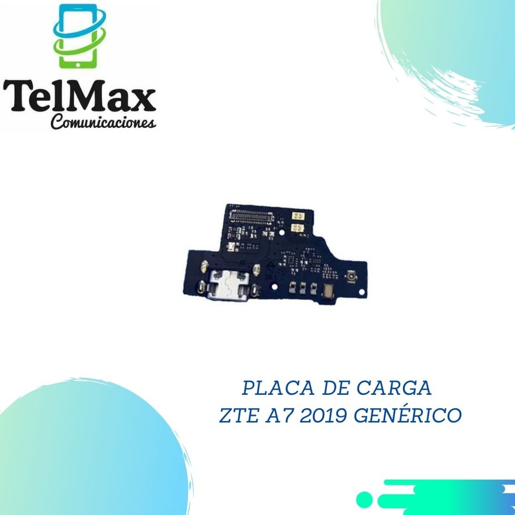PLACA DE CARGA PARA ZTE A7 2019 GENÉRICO