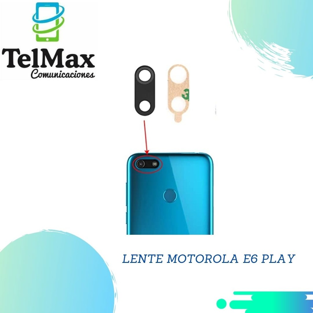 LENTE PARA MOTO E6 PLAY