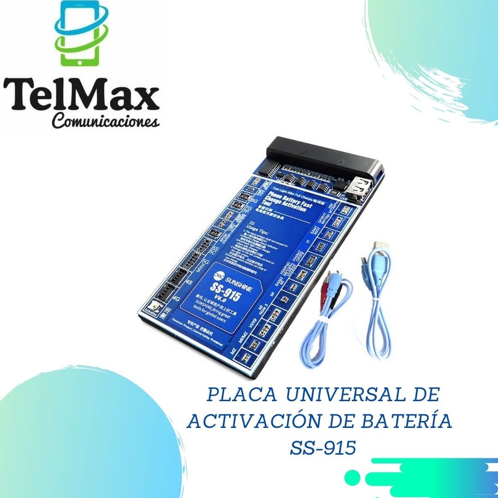 PLACA UNIVERSAL DE ACTIVACIÓN DE BATERÍA SUNSHINE SS-915