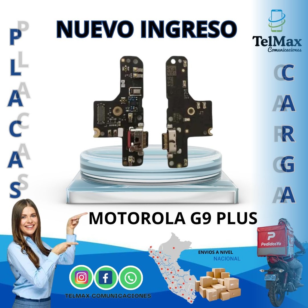 PLACA DE CARGA PARA MOTO G9 PLUS