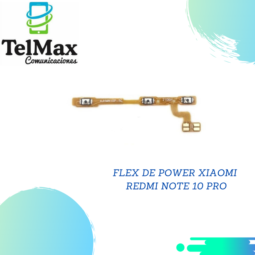 FLEX DE POWER PARA XIA REDMI NOTE 10 PRO