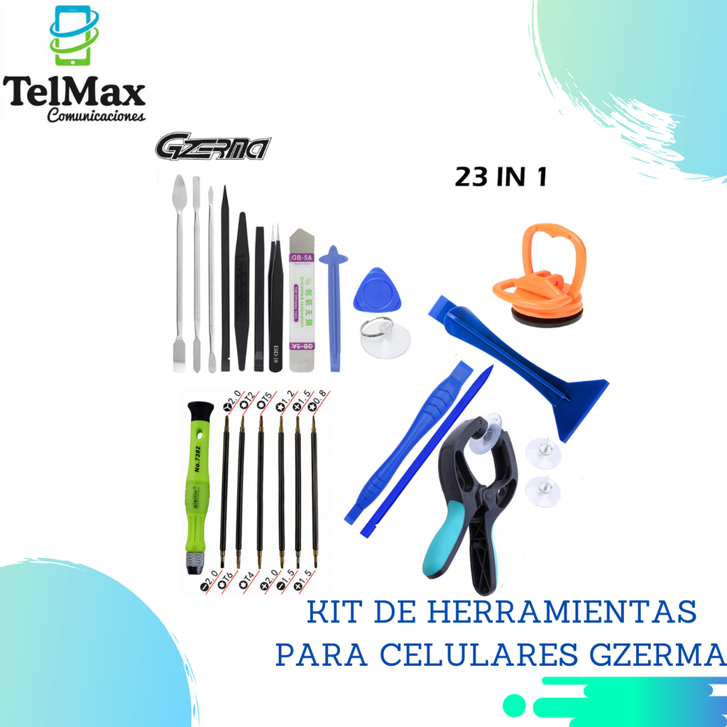 KIT DE HERRAMIENTAS PARA CELULARES GZERMA