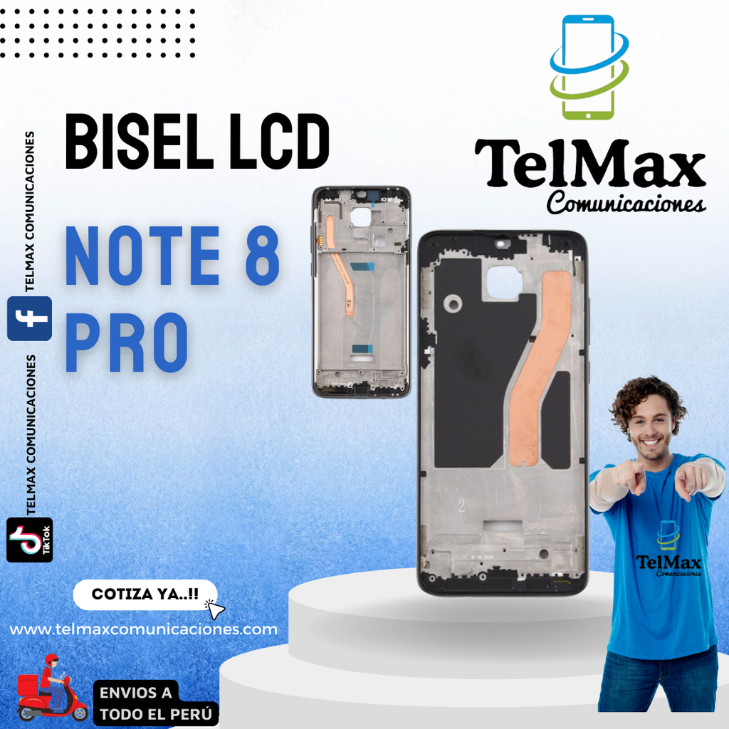 BISEL LCD PARA XIA NOTE 8 PRO