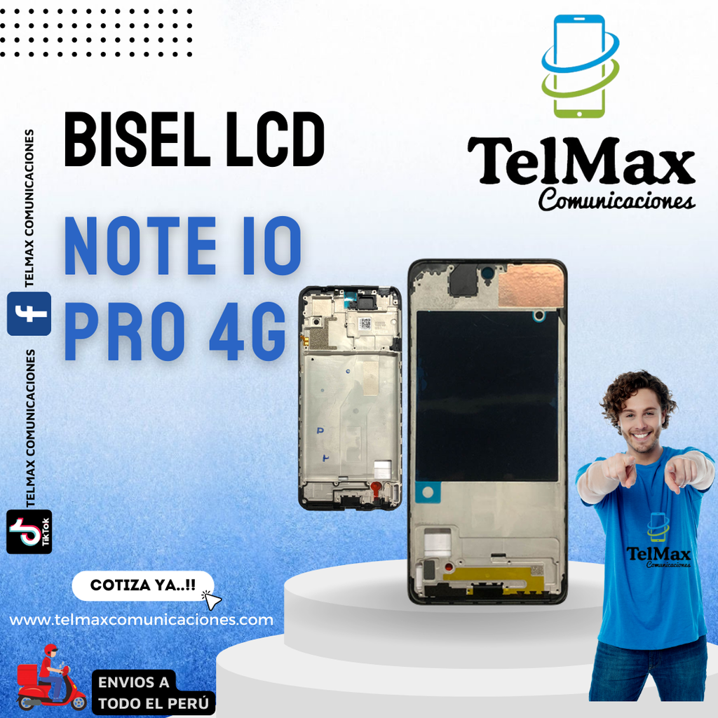 BISEL LCD PARA XIA REDMI NOTE 10 PRO 4G