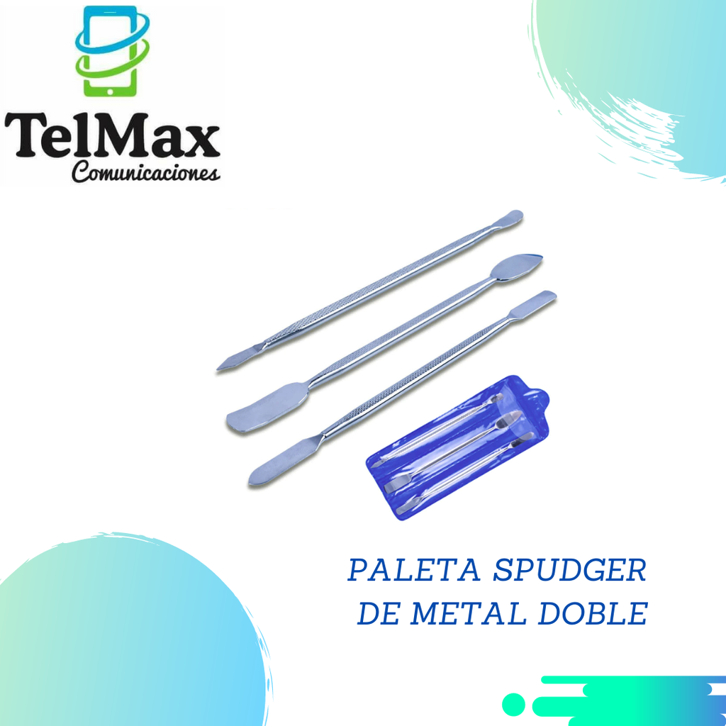 PALETA SPUDGER DE METAL TRIPLE RELIFE