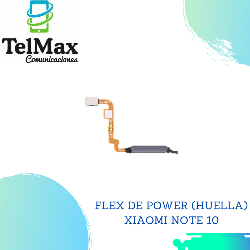 SENSOR DE HUELLA PARA XIA REDMI NOTE 10 4G/ NOTE 10S/M5S