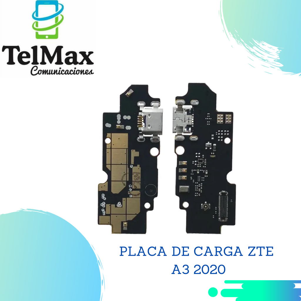 PLACA DE CARGA ZTE A3 2020