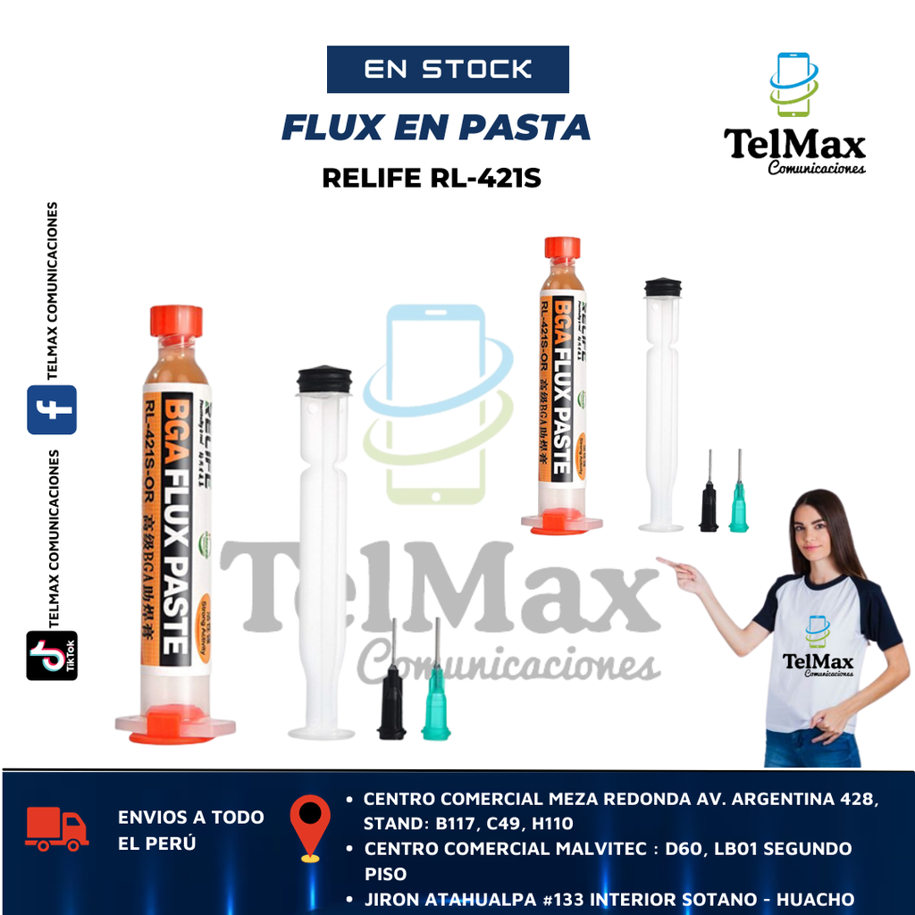 FLUX PASTA RELIFE RL-421S