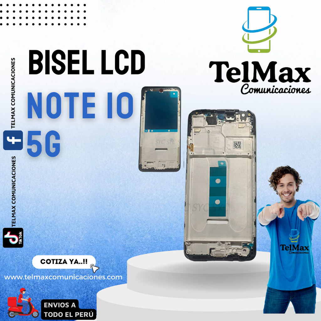 BISEL LCD PARA XIA REDMI NOTE 10 5G