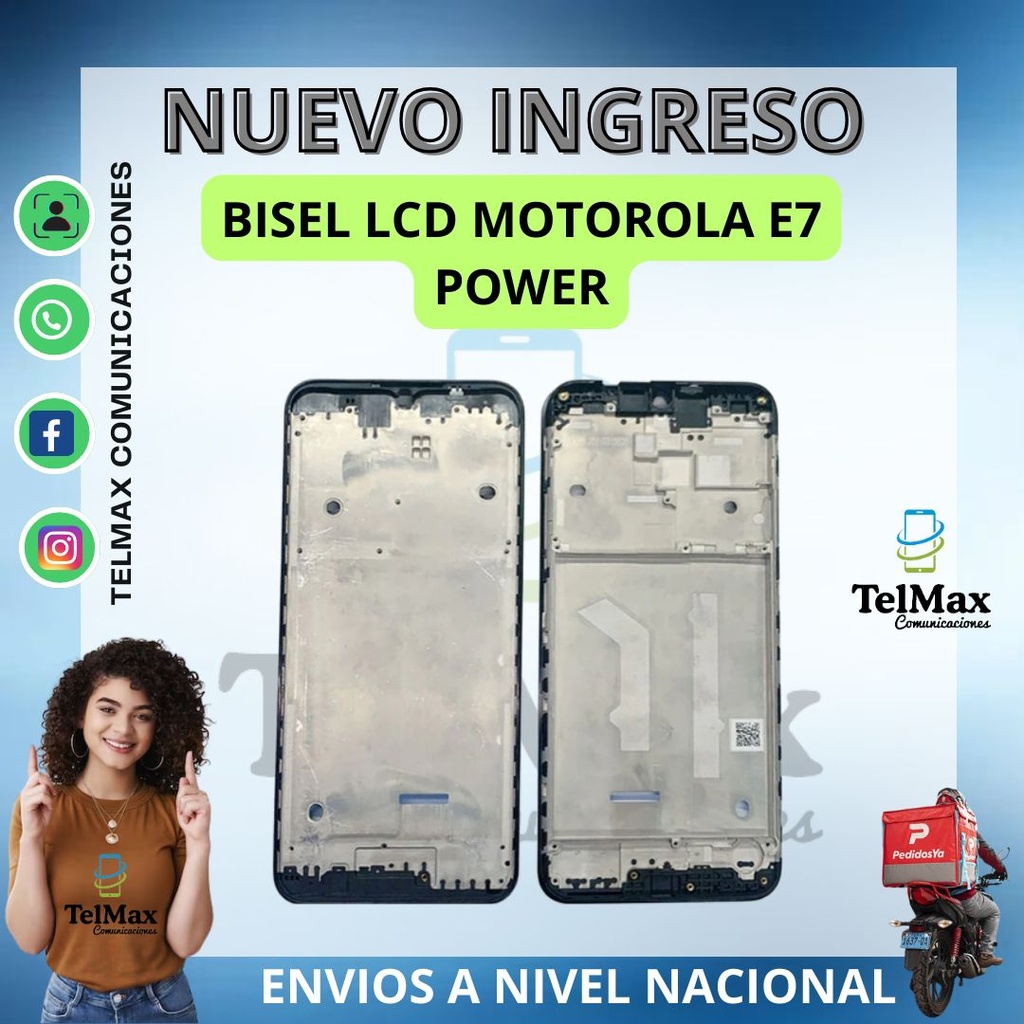 BISEL LCD PARA MOTO E7 POWER
