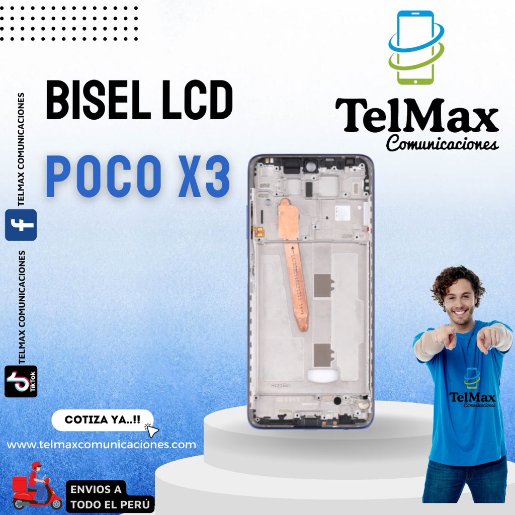BISEL LCD PARA XIA POCO X3