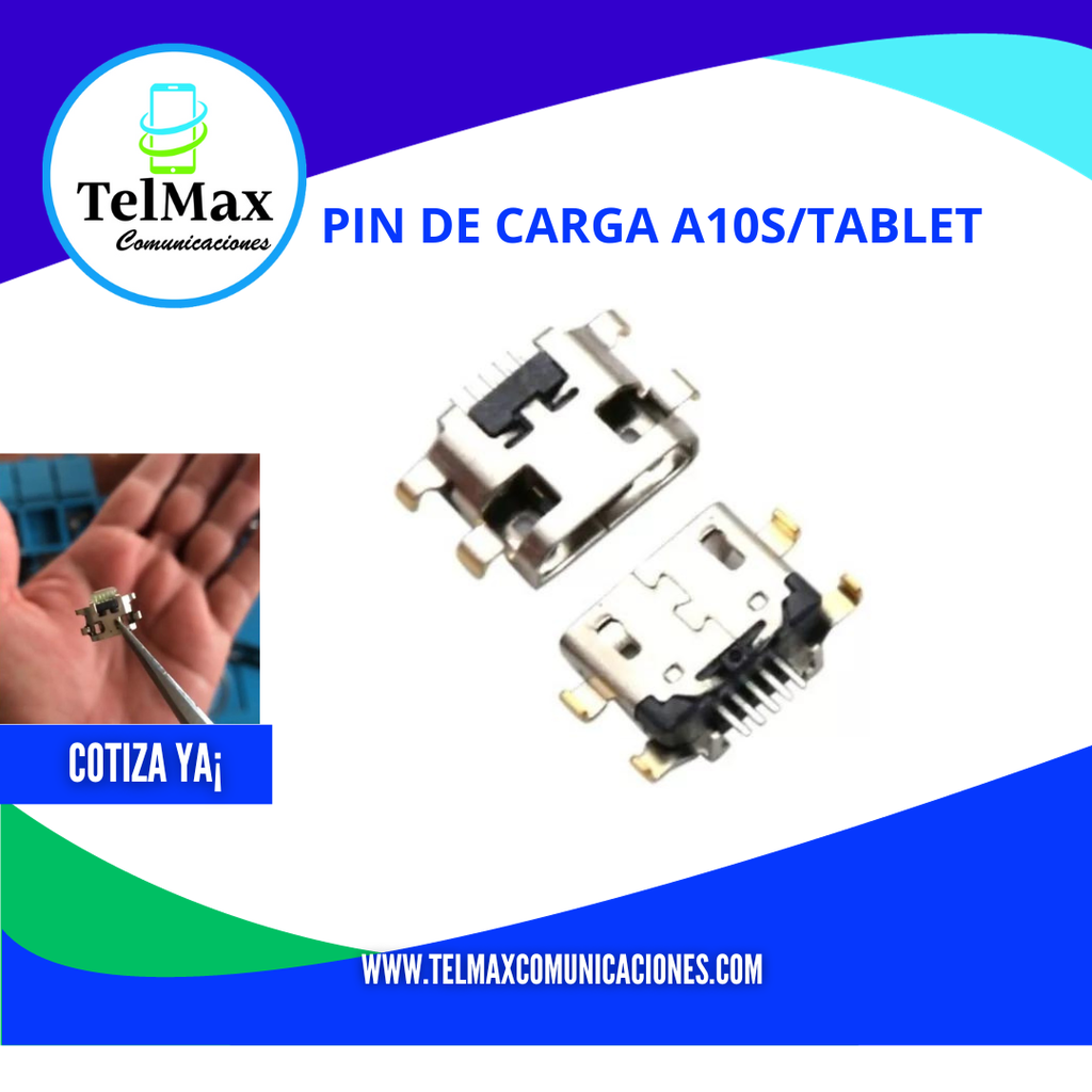 PIN DE CARGA PARA SAM A10S/TABLET